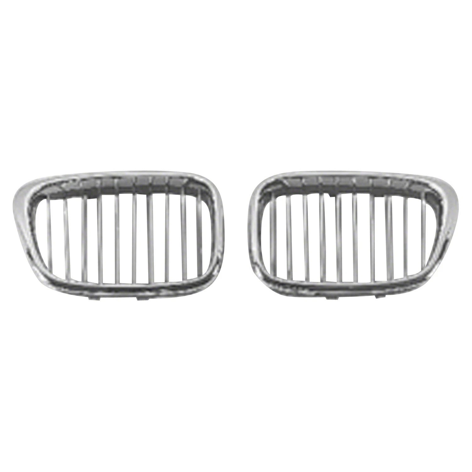 Replacement Black Chrome Passenger Side Grille For 2001-2003 BMW 5 Series