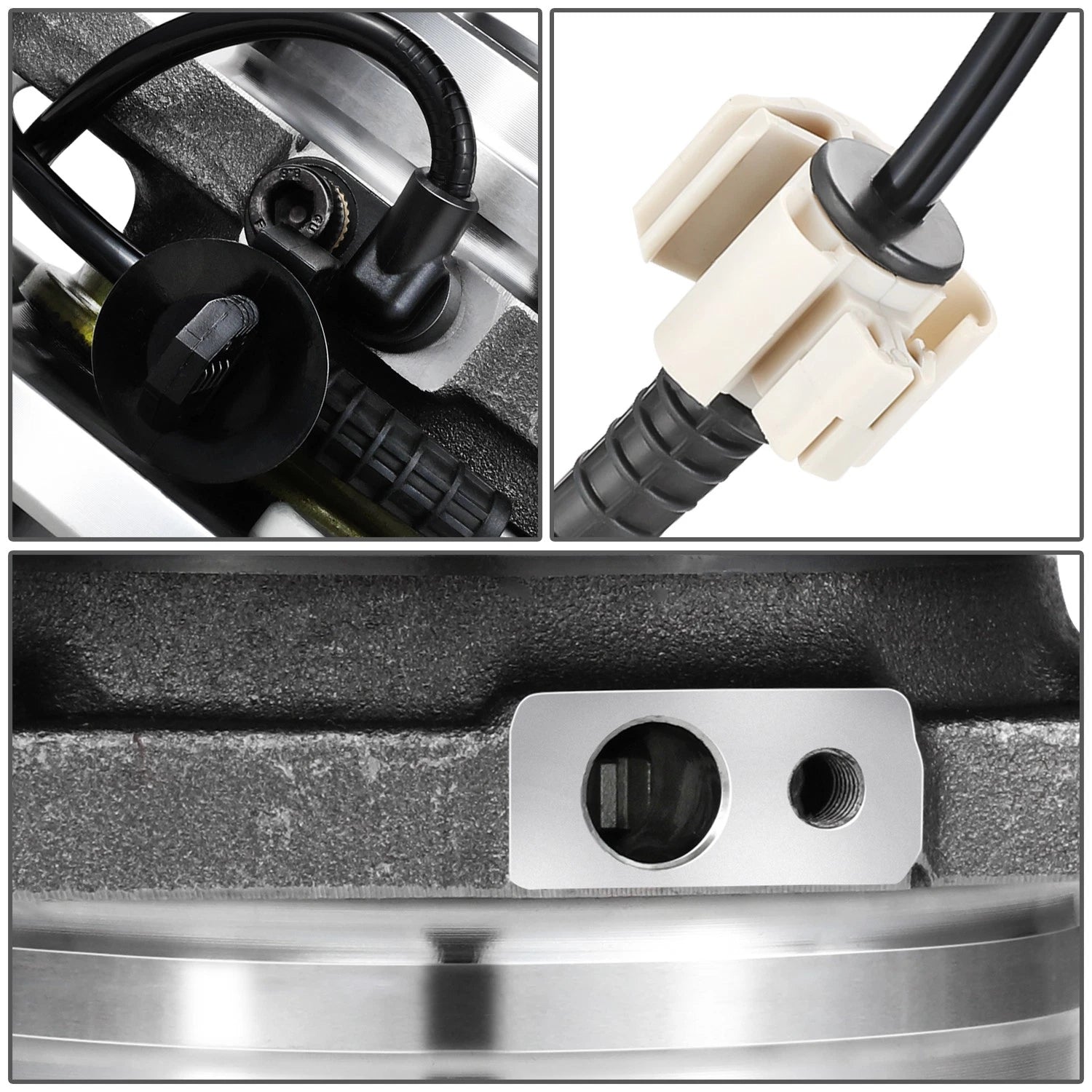 Set of 2 Wheel Bearings & Hubs for Silverado Sierra Yukon Tahoe (2007–2014)