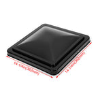 14" x 14" RV Replacement Roof Vent Cover Black (Camper Trailer Vent Cover)