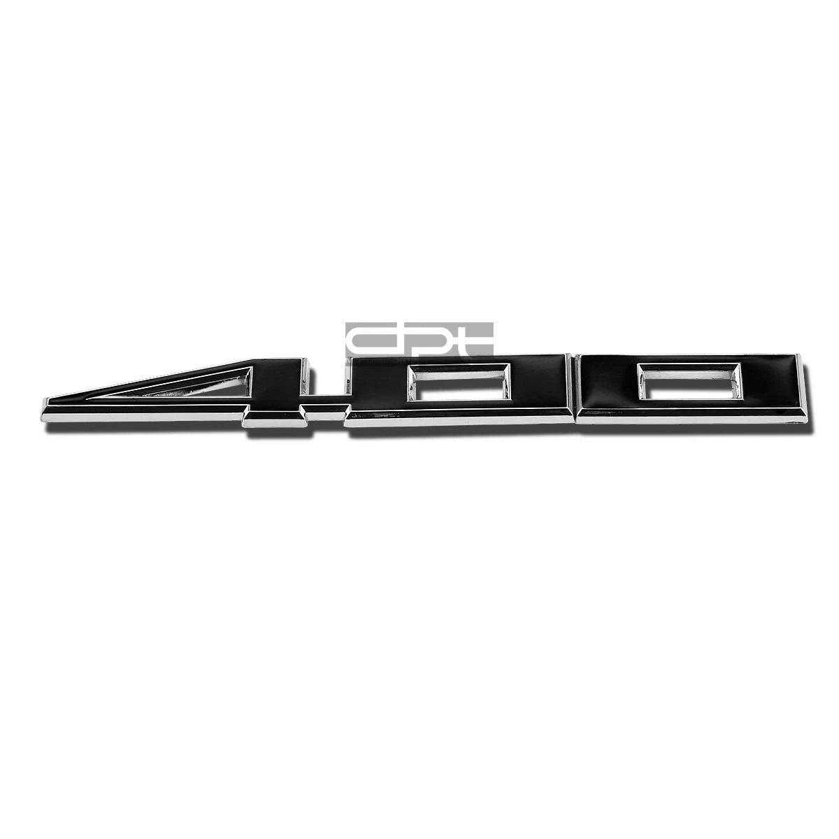 Chrome/Black Bumper Emblem for GM SBC 400 (1970–1980)