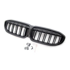 Double Slat Grill for BMW 3 Series G20 Matte Black (2019-2022)