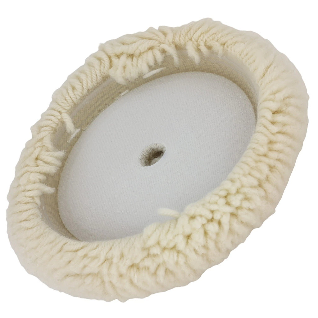 7" Hook and Loop Wool Polishing Pad for Cutting & Polishing