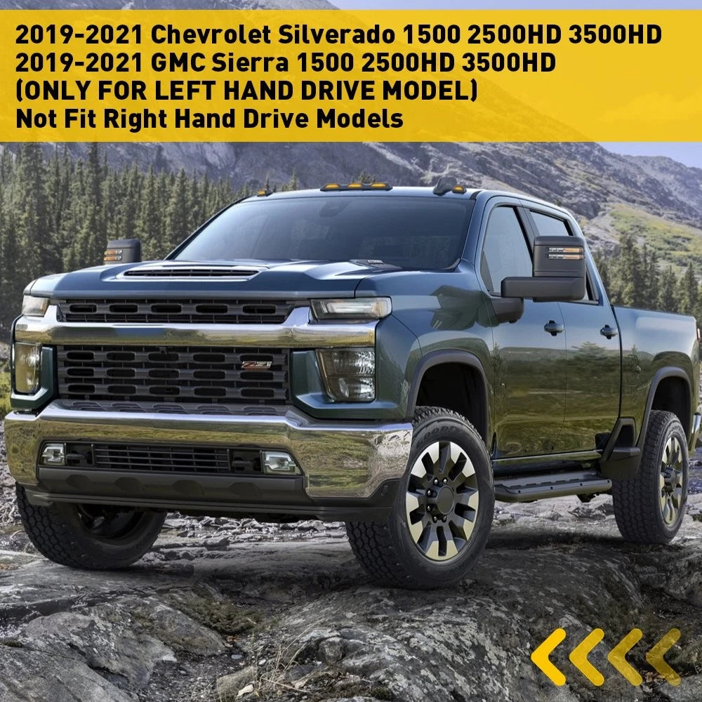 Dash Cover Mat for Chevy Silverado 1500 (2019–2020) - Black