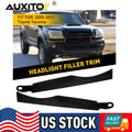 Set of 4 Front Bumper Grille Headlight Filler Trim Panels for Toyota Tacoma (2005–2011)