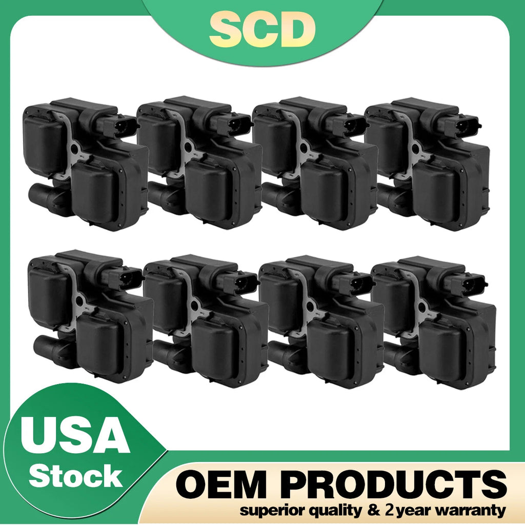 Set of 8 Ignition Coils for Chrysler Crossfire, Mercedes-Benz B200, R500 (2004–2008)