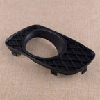 Front Bumper Fog Light Trim Covers Black for Smart Fortwo (2007-2014)