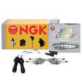 Set of 4 NGK Laser Platinum Spark Plugs for Mazda Protege LX DX (1999–2001)