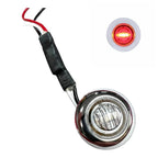 3 LED Mini Utility Marker Light Red Clear Lens for Trailer (3/4 in)