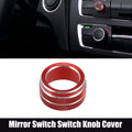 Mirror Switch Knob Cover Ring for Toyota (Red)