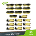 Set of 10 Ratchet Tie-Down Straps with Flat Hooks (2" x 30')