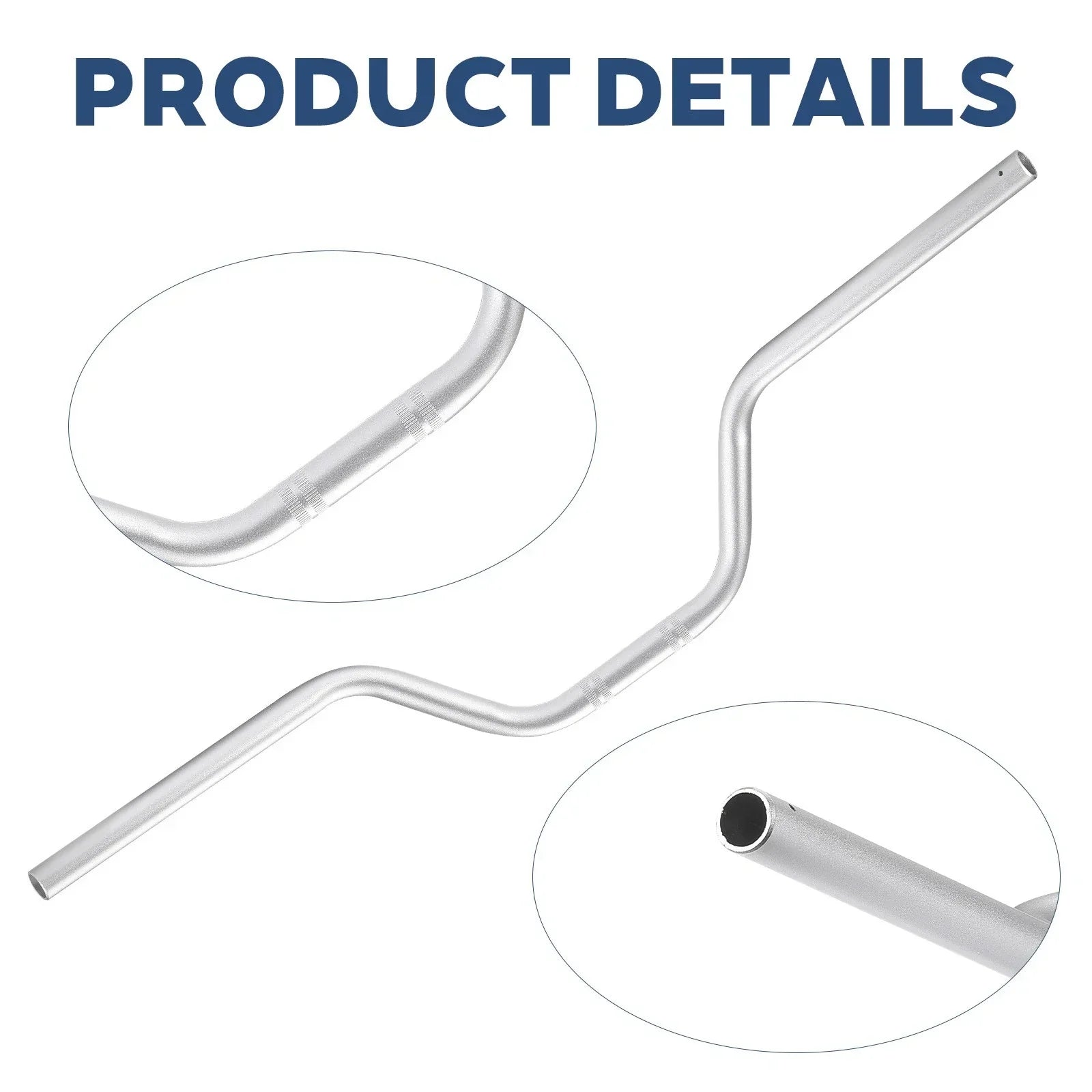 Handlebar with Grips for Yamaha Raptor 660 Warrior 350 Banshee 350 Blaster 200 (1987–2006)