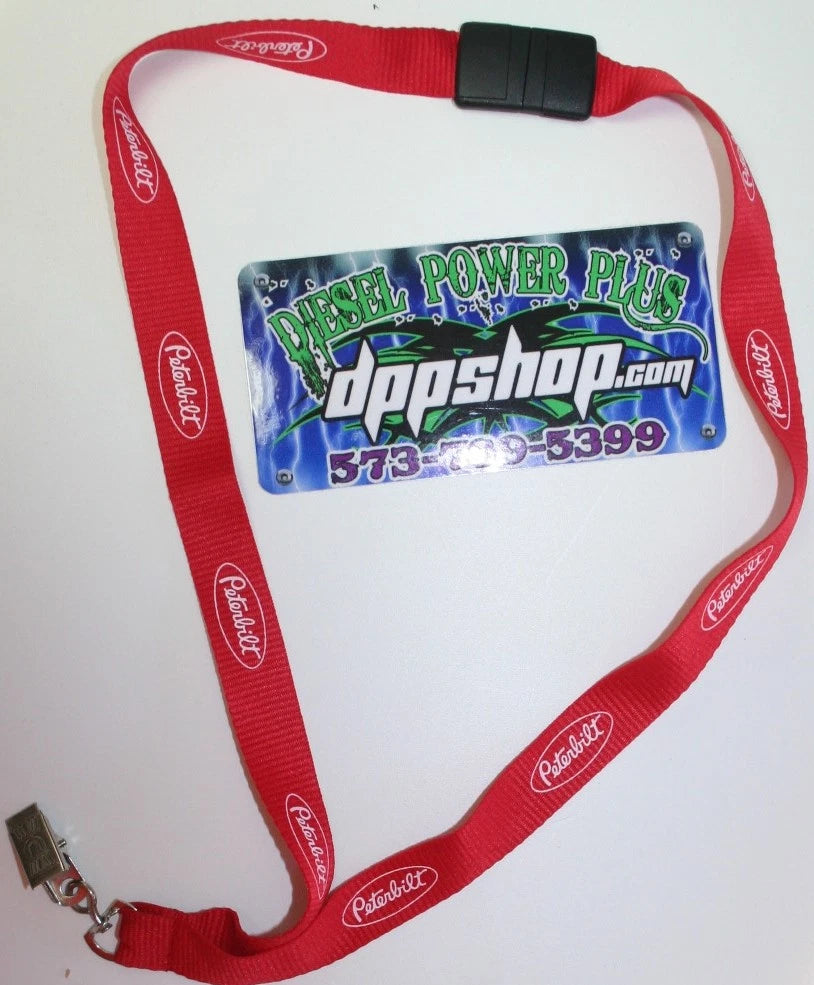 Lanyard Key Holder Chain Clip for Peterbilt Truck (Diesel Gear)