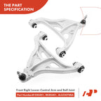 8x Front Lower Control Arm Tie Rod Ball Joint for Ford F-150 (2004–2006)