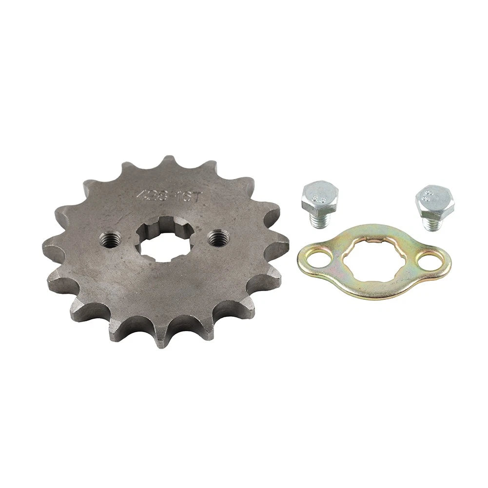 16T Front Sprocket for 110CC 125CC ATV Pit Dirt Quad Bike (428 Chain, 17mm)
