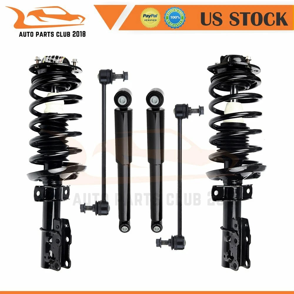 Set of 2 Front Struts + 2 Rear Shocks for Chevrolet Cobalt (2005-2010)