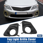 1 Pair Fog Light Grille Cover Trims for Toyota Corolla (2011–2013)