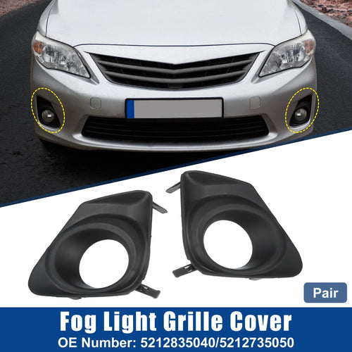 1 Pair Fog Light Grille Cover Trims for Toyota Corolla (2011–2013)