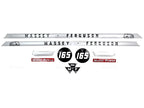 Bonnet Decal Set for Massey Ferguson 165 Tractors (1964–1975)
