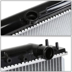 Full Aluminum Core Cooling Radiator for Nissan Frontier/Xterra (2005–2018) DPI 2807