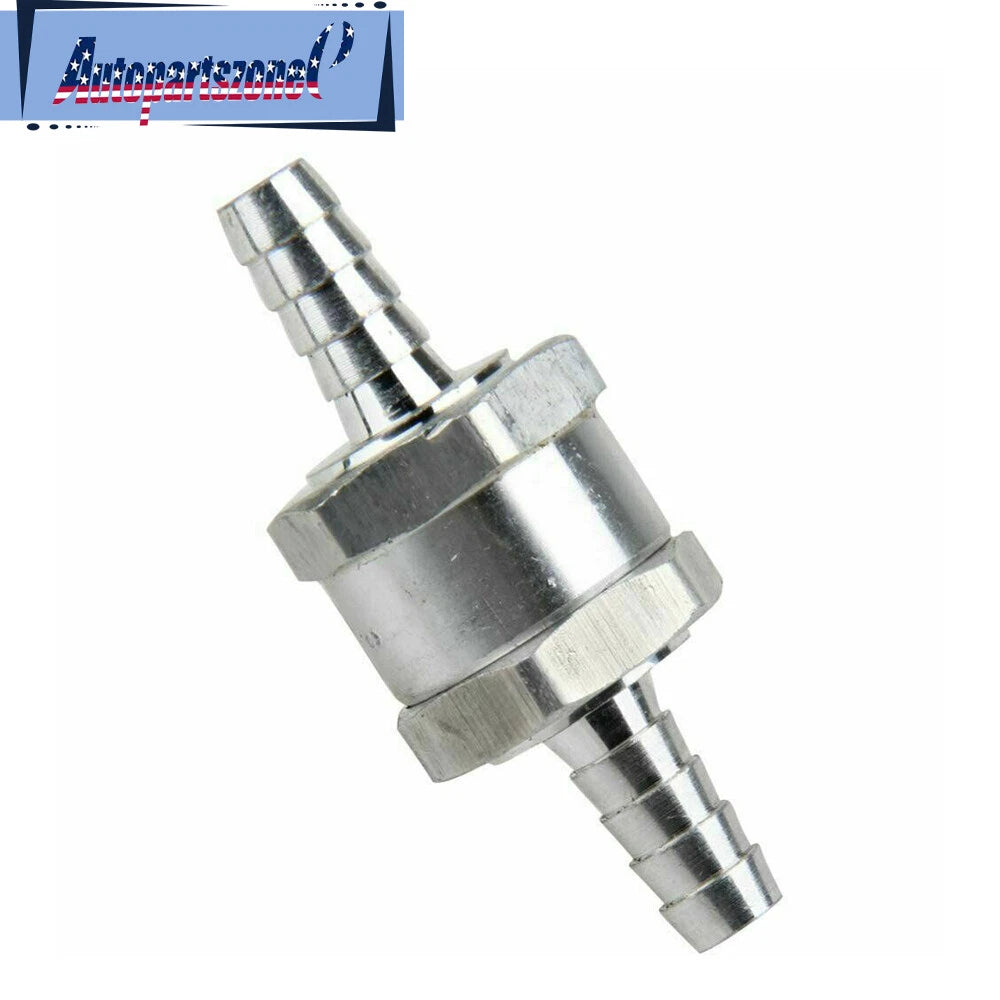 2X 8mm Aluminium Fuel Line One Way Non Return Check Valve for Petrol Diesel