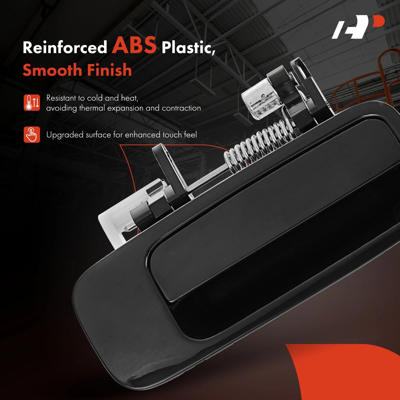 Smooth Rear Passenger Exterior Door Handle for Toyota Camry (1997–2001)