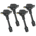 Set of 4 Ignition Coils for Nissan X-Trail T30 4cyl 2.5L QR25DE 2001~2007