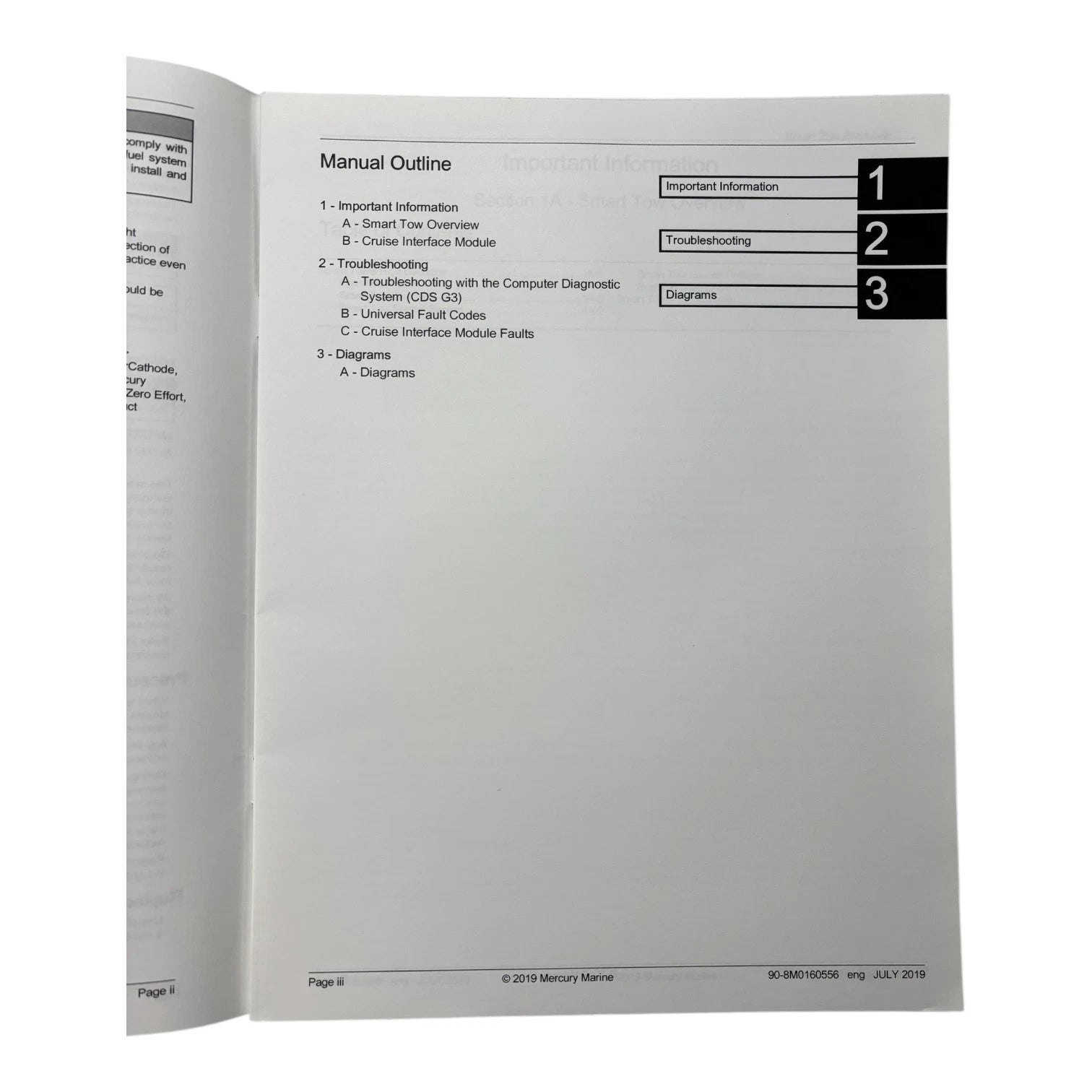 Smart Tow HD Diagnostic Manual for Mercury (2019) - 90-8M0160556