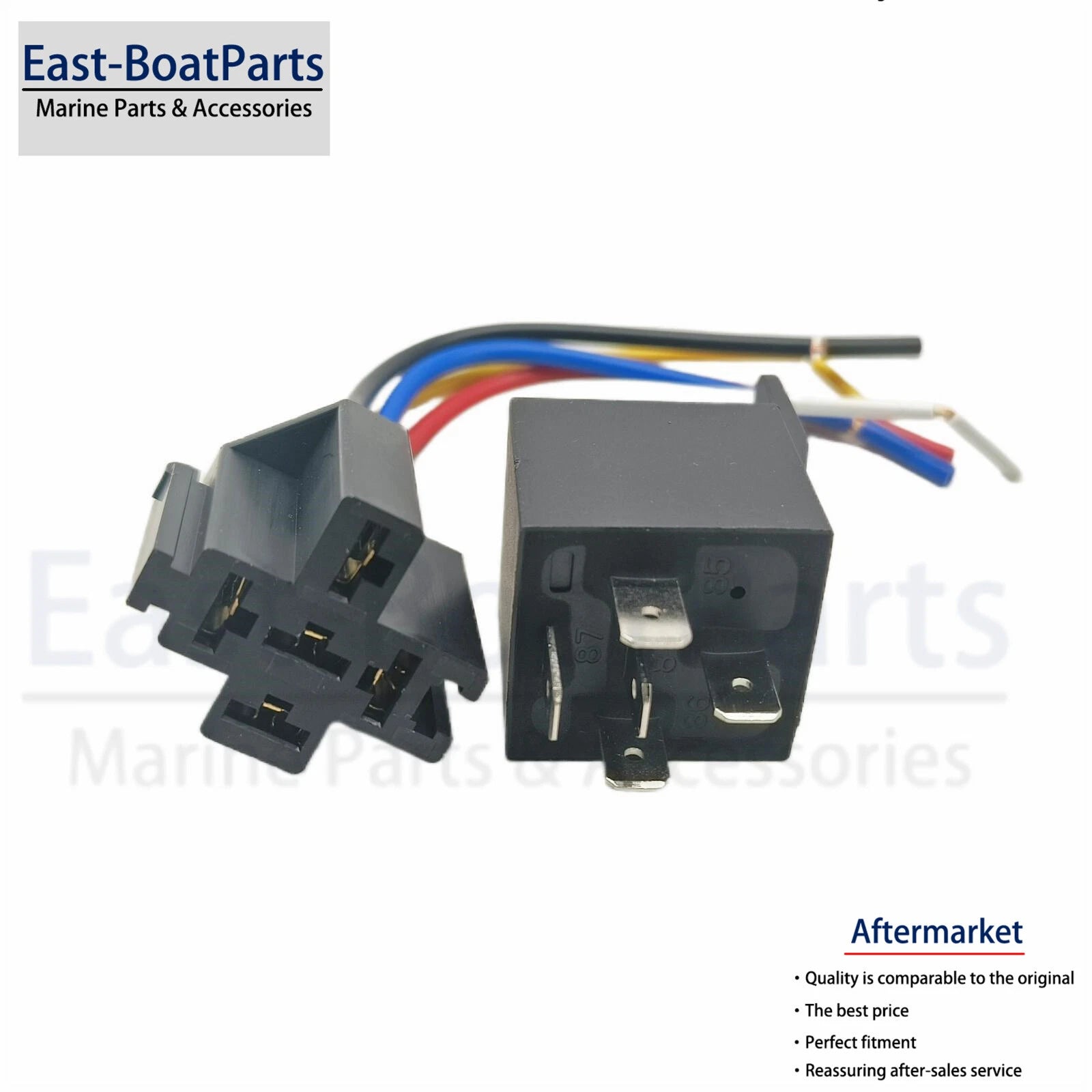 Relay with Connector for Volvo Penta (1504952-1, 831725-7, 876039)