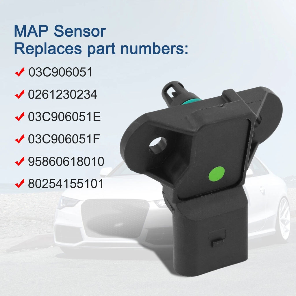 Manifold Absolute Pressure Sensor for Porsche Audi Volkswagen