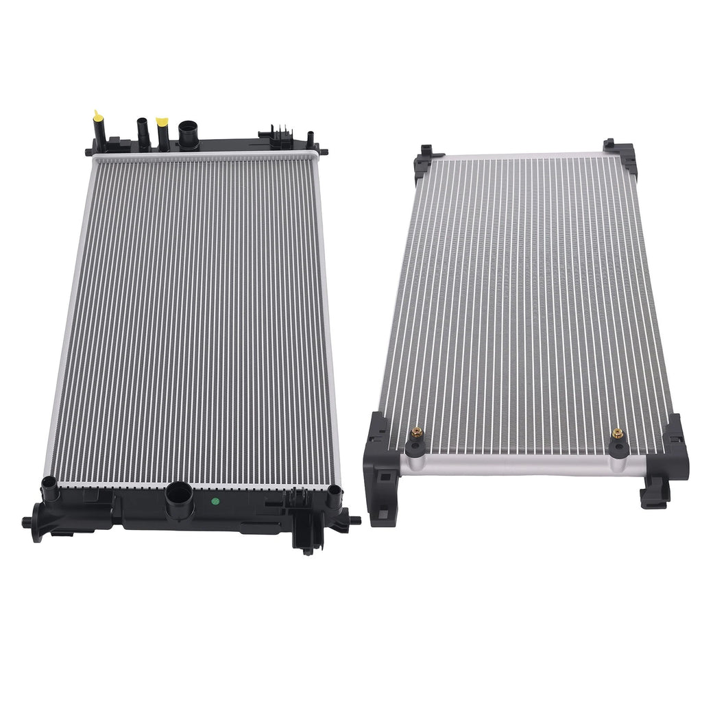 Aluminum Radiator & AC Condenser for Toyota Prius Prime (2017–2022)