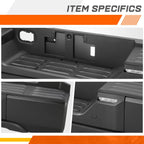 Rear Bumper Assembly for Toyota Tundra (2022–2026) w/Towing Pkg, LED Lamp, Black