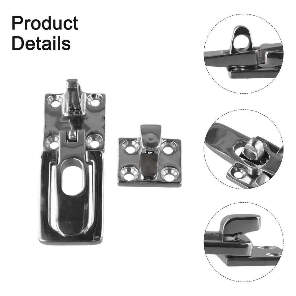 Heavy Duty Anti Rattle Door Lock Latch Clamp for Marine 316 Stainless Steel