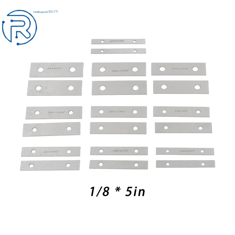 Set of 10 Precision 1/8 × 5" 23 Hole 1-2-3 Blocks for Automotive Use