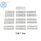 Set of 10 Precision 1/8 × 5" 23 Hole 1-2-3 Blocks for Automotive Use