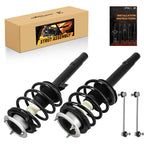 Front Struts w/ Coil Spring Sway Bar Link for BMW 320i 323i 325i 328i 330i 330Ci (2000–2006)