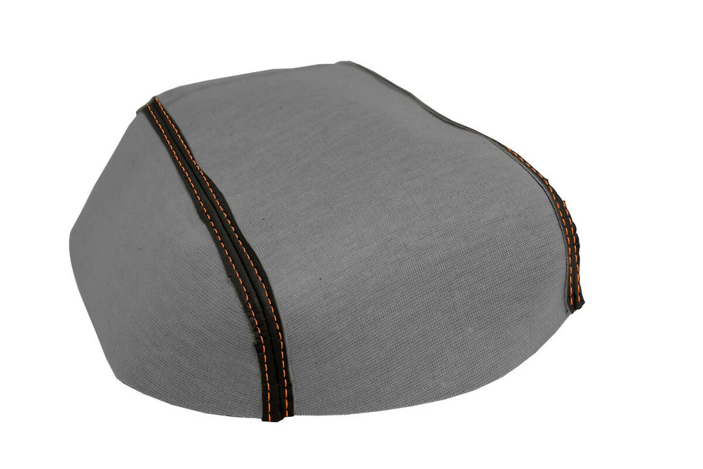 Leather Console Lid Armrest Cover for Subaru Crosstrek (2012–2017) Orange Stitch