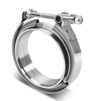 4" Exhaust Piping V-Band Clamp & Mild Steel Flange Set for