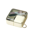 Sewing Kit - Scissors, Needles, Thimble, Thread, Tape Measure - Cream White