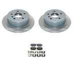 DuraGo Rear Rotors & TRW Pro Ceramic Disc Brake Pads Kit for Avalon Camry (2013–2020)
