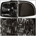Smoked Housing Headlights + Clear Corners + LED Fog Light Kit for GMC Sierra/Yukon (1999–2006)