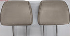 Set of 2 Headrests for Ford Flex (2009–2012) Beige Leather