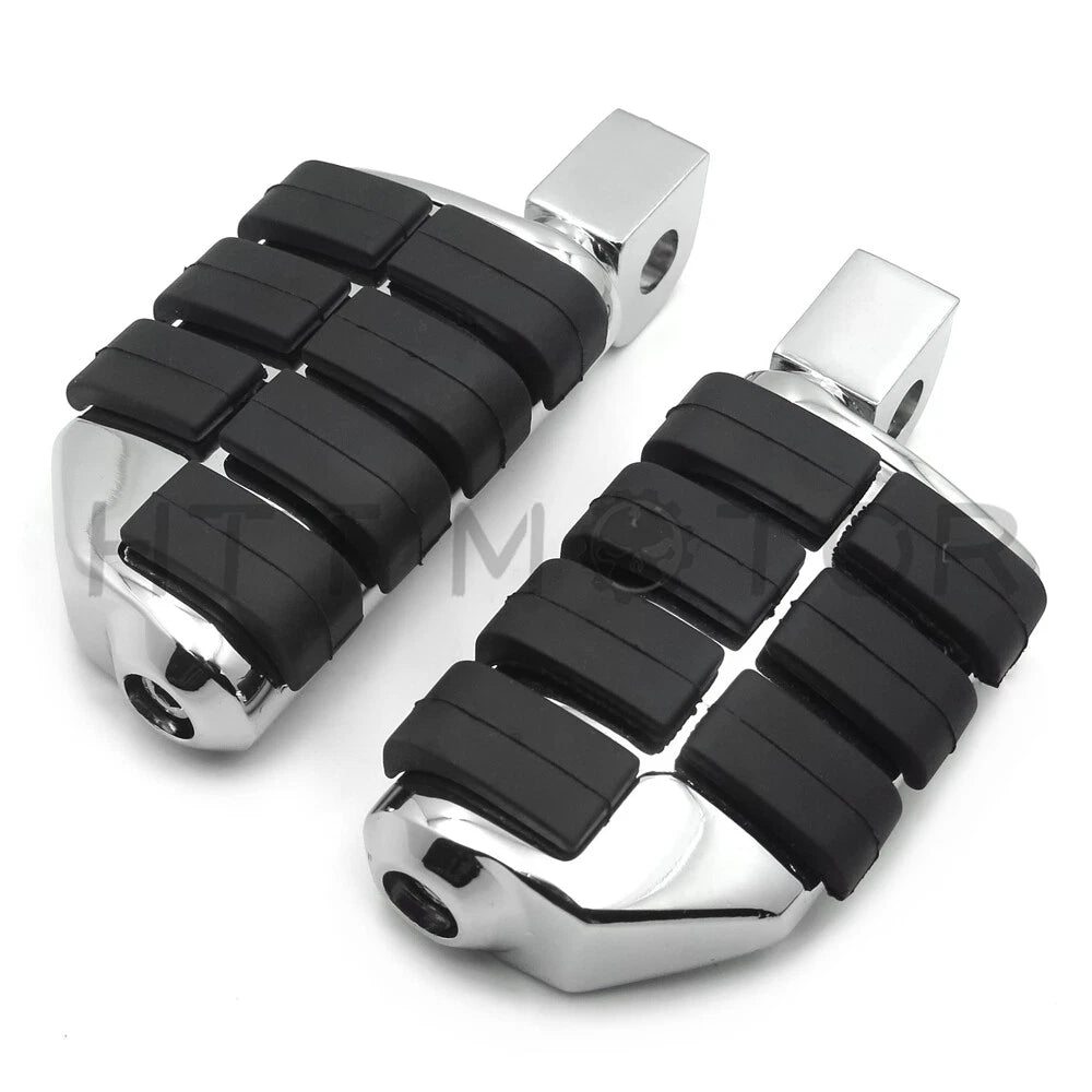 Chrome Dually Footpegs for Kawasaki ZX-6R ZX-7R ZX-9R Z1000 ZX-10R (1995–2023)