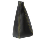 Leather Manual Shift Boot for Honda Accord (1994–2002) Black Yellow Stitch