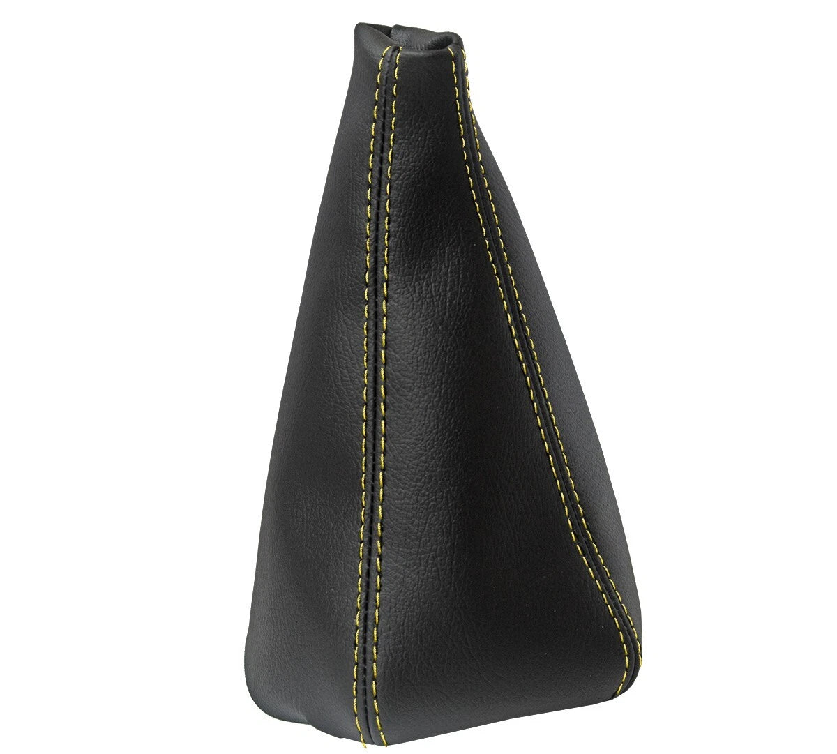 Leather Manual Shift Boot for Honda Accord (1994–2002) Black Yellow Stitch