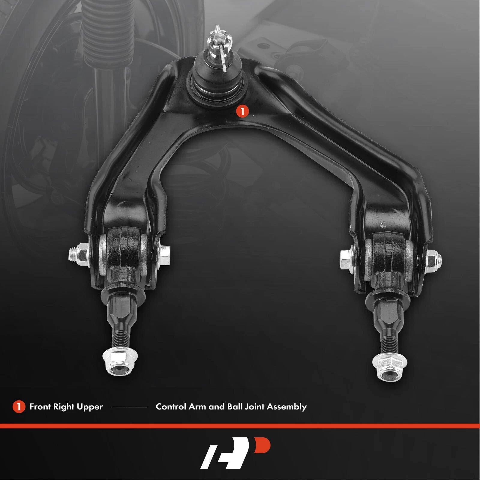 Front Right Upper Control Arm with Ball Joint for Honda Accord (1990-1993)