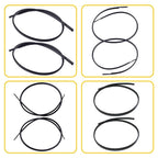 Set of 2 Black Roof Top Trim Molding for Toyota Camry (2007–2011)