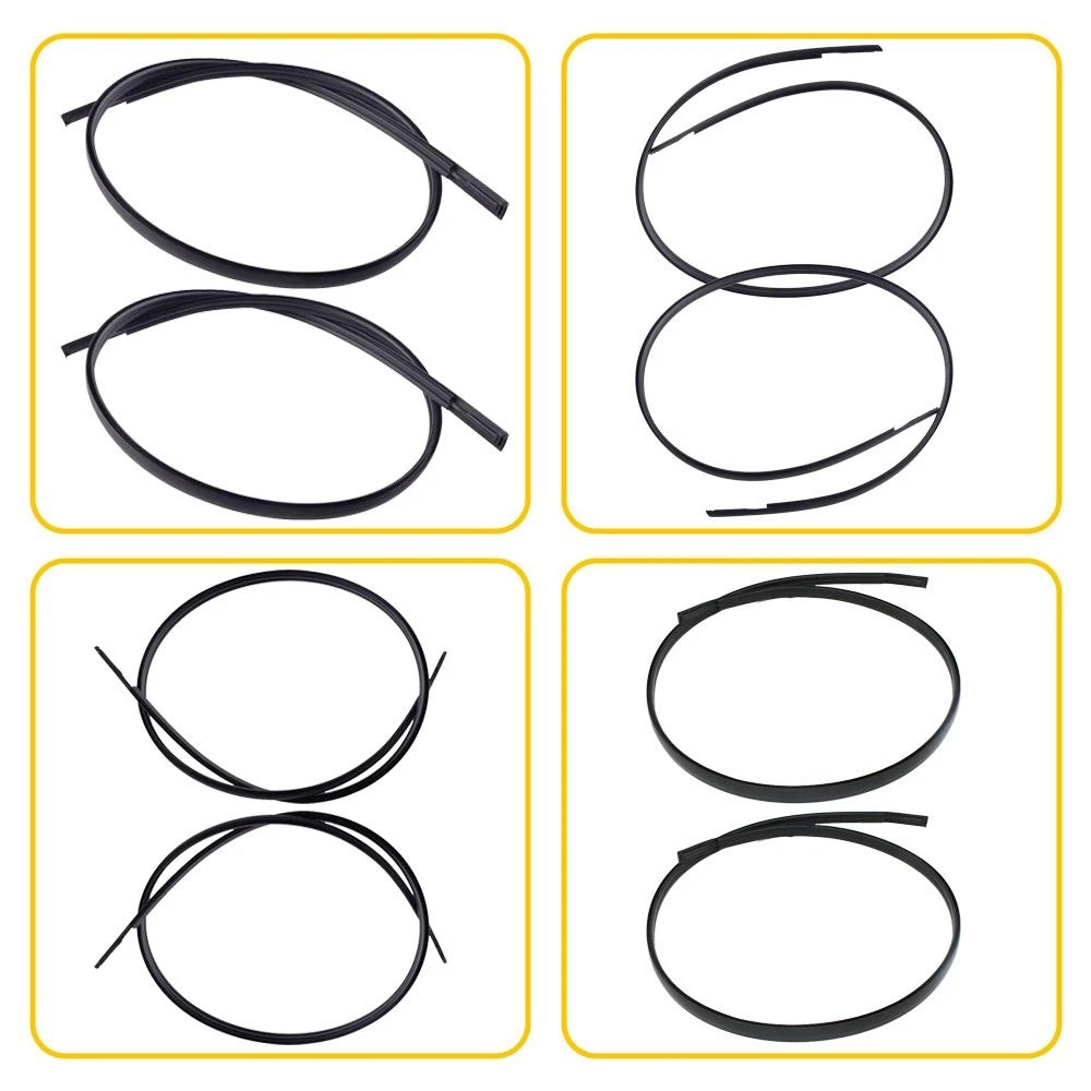 Set of 2 Black Roof Top Trim Molding for Toyota Camry (2007–2011)