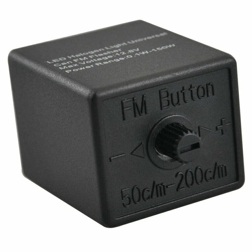 3 Pin Adjustable Flasher Rate LED Indicator Relay for Car Bike Turn Signal Light