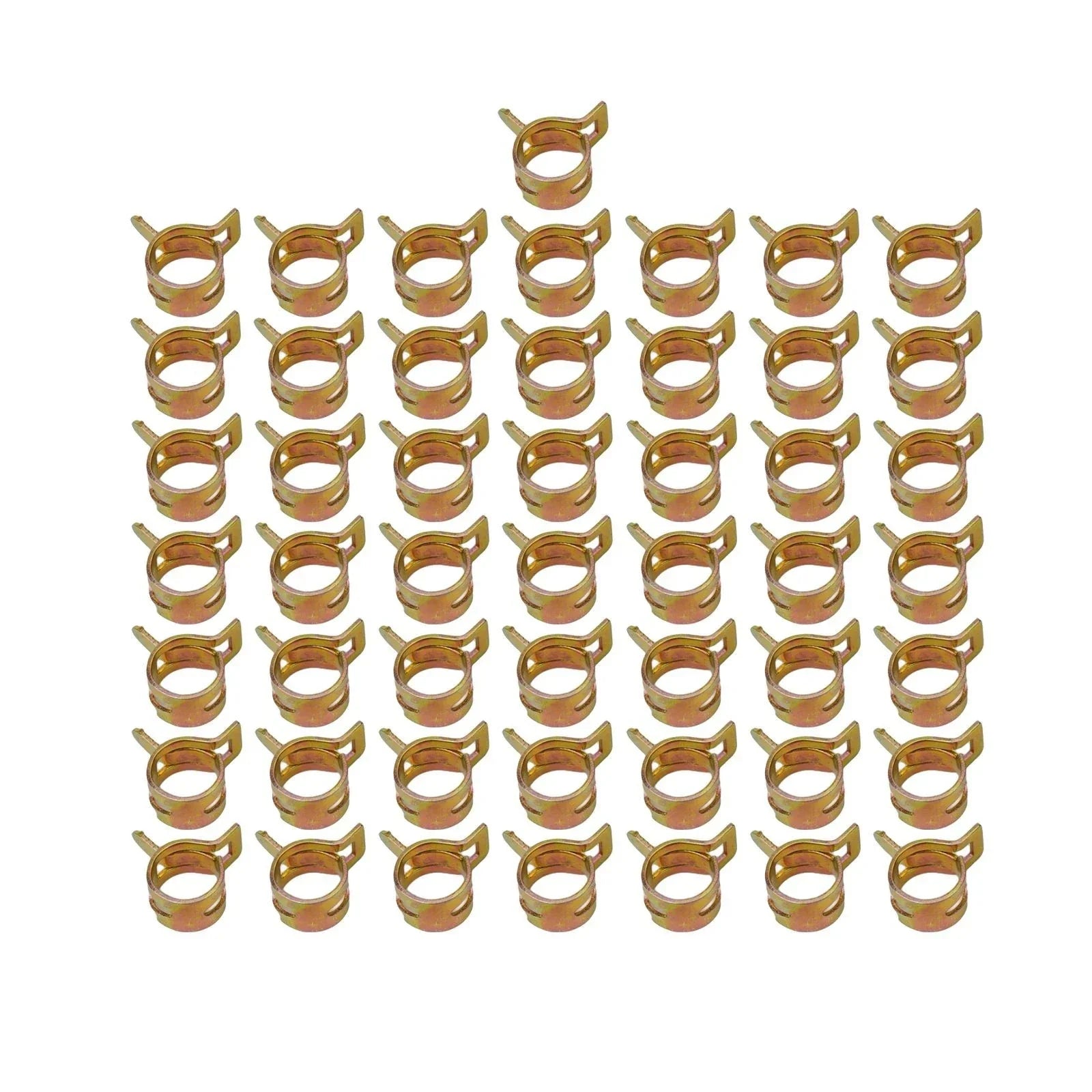 Fuel Hose Pinch Spring Clip Clamp 50Pcs 3/8 10mm for All Vehicles