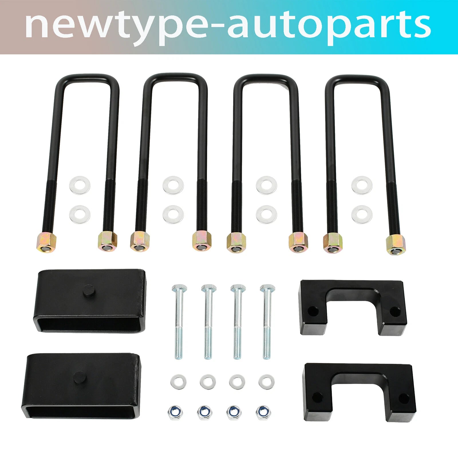 2.5" Front & 2" Rear Leveling Lift Kit for Chevy Silverado GMC Sierra 1500 (2014–2023)